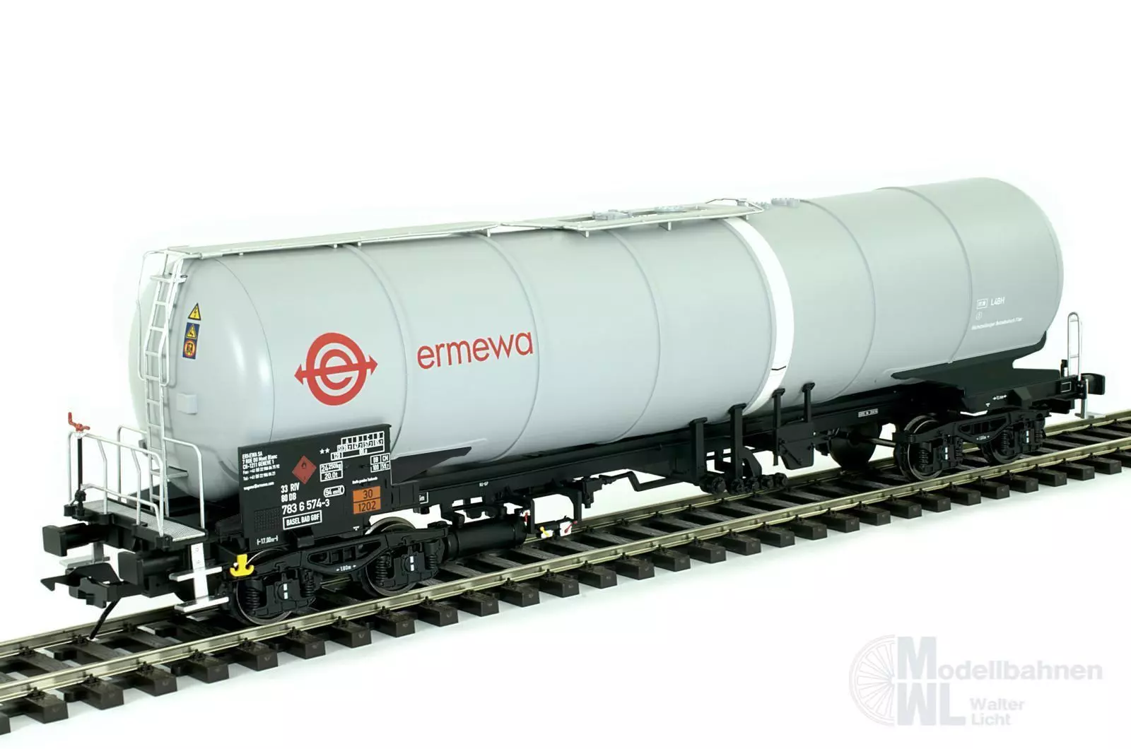 Lenz 42323-09 - Kesselwagen Ermewa Zans grau Spur 0