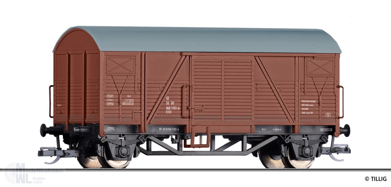 Tillig 502894 - Club-Jahresmodell 2027 Materialkurswagen DR Ep.IV TT 1:120
