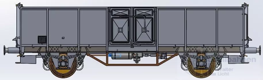 Exact Train 23977 - Güterwagen offen CSD Ep.IV UIC2 Vte OPW H0/GL