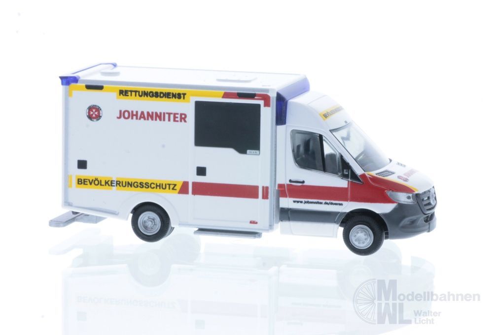 Rietze 76198 - WAS-Design RTW´18 Johanniter Düren H0 1:87