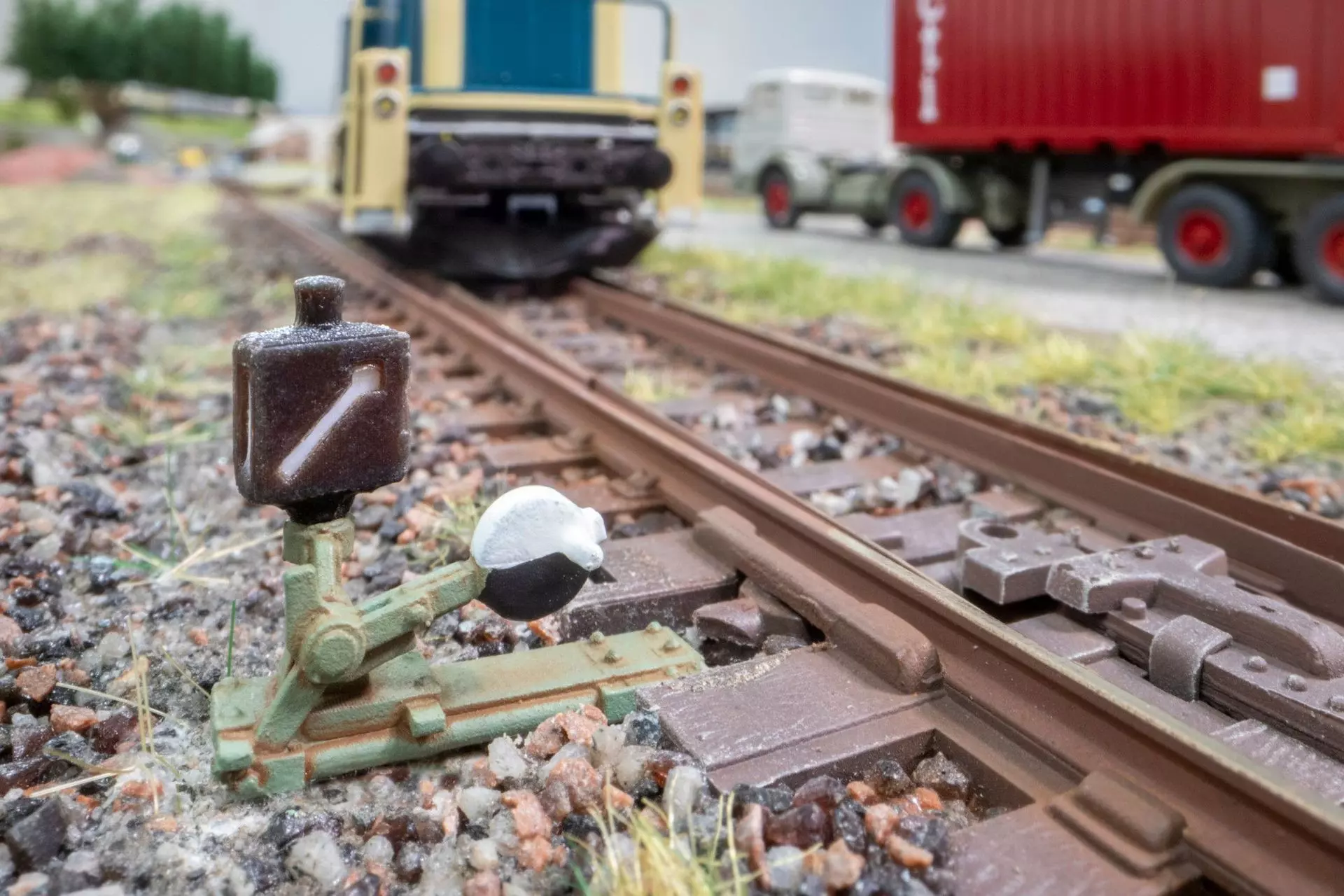 Noch 13611 - Stellhebel mit Weichenlaterne rechts H0 1:87