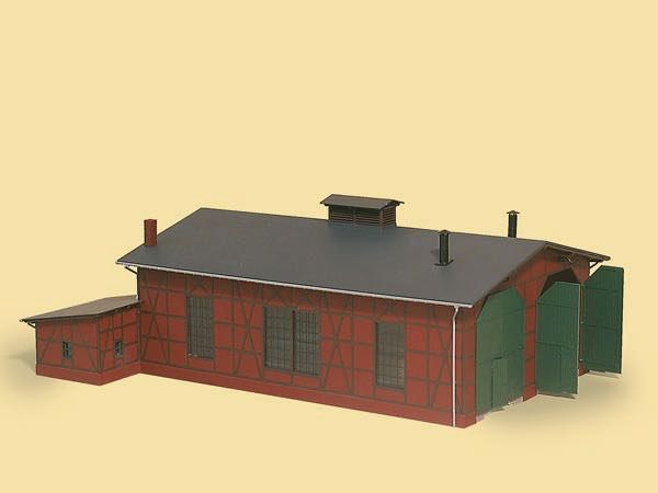 Auhagen 11403 - Lokschuppen zweiständig H0 1:87