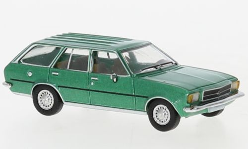 PCX-Models 870401 - Opel Rekord D Caravan metallic-grün 1972 H0 1:87