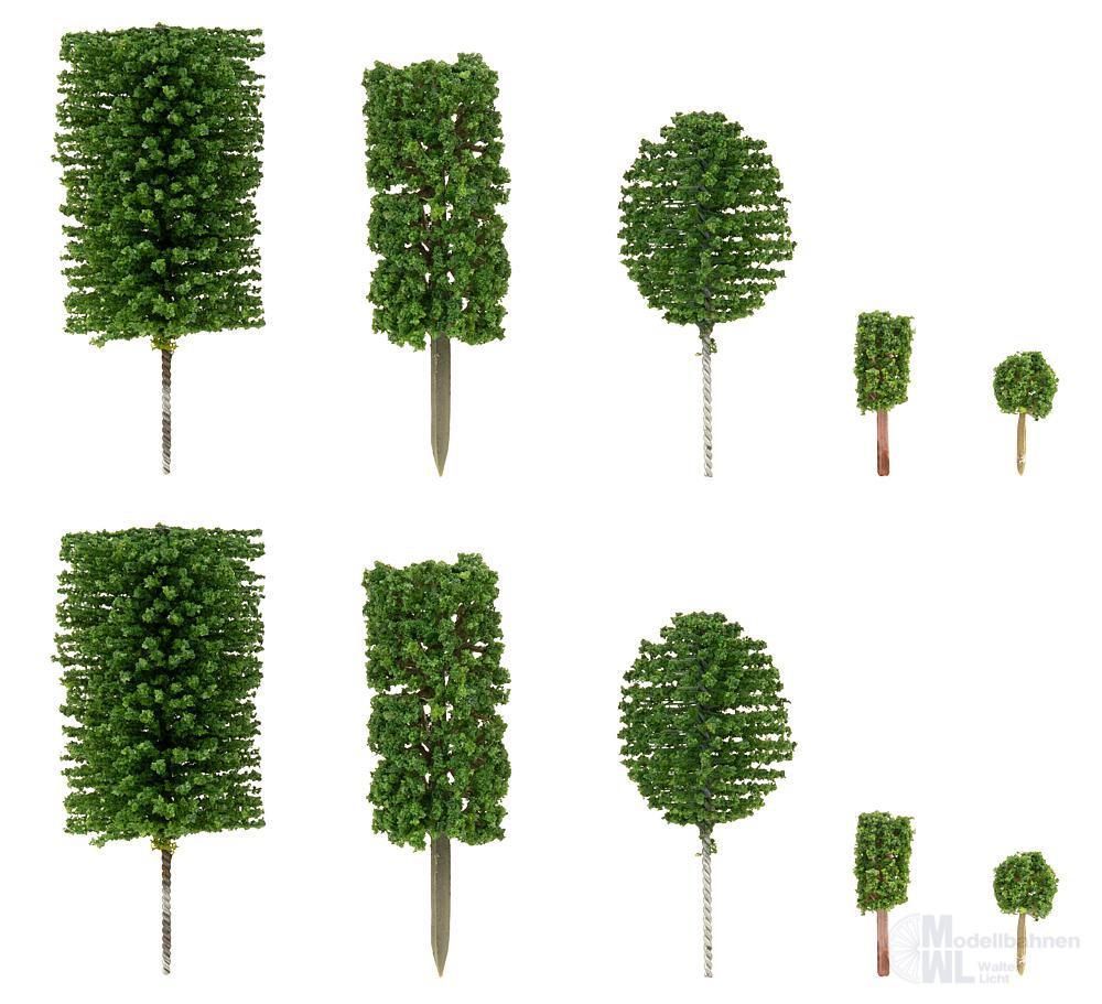 Faller 181590 - 10 Vorgartenbäume, Buchs- und H0 1:87