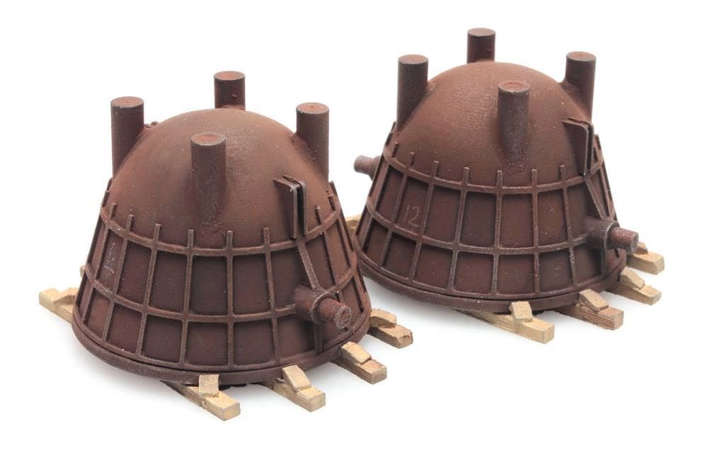 ARTITEC b.v. 487.801.56 - Ladung: Zwei Schlackenpfannen H0 1:87