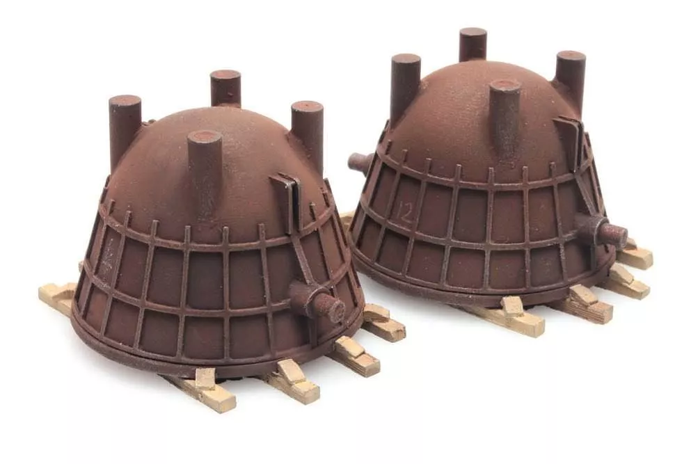 ARTITEC b.v. 487.801.56 - Ladung: Zwei Schlackenpfannen H0 1:87