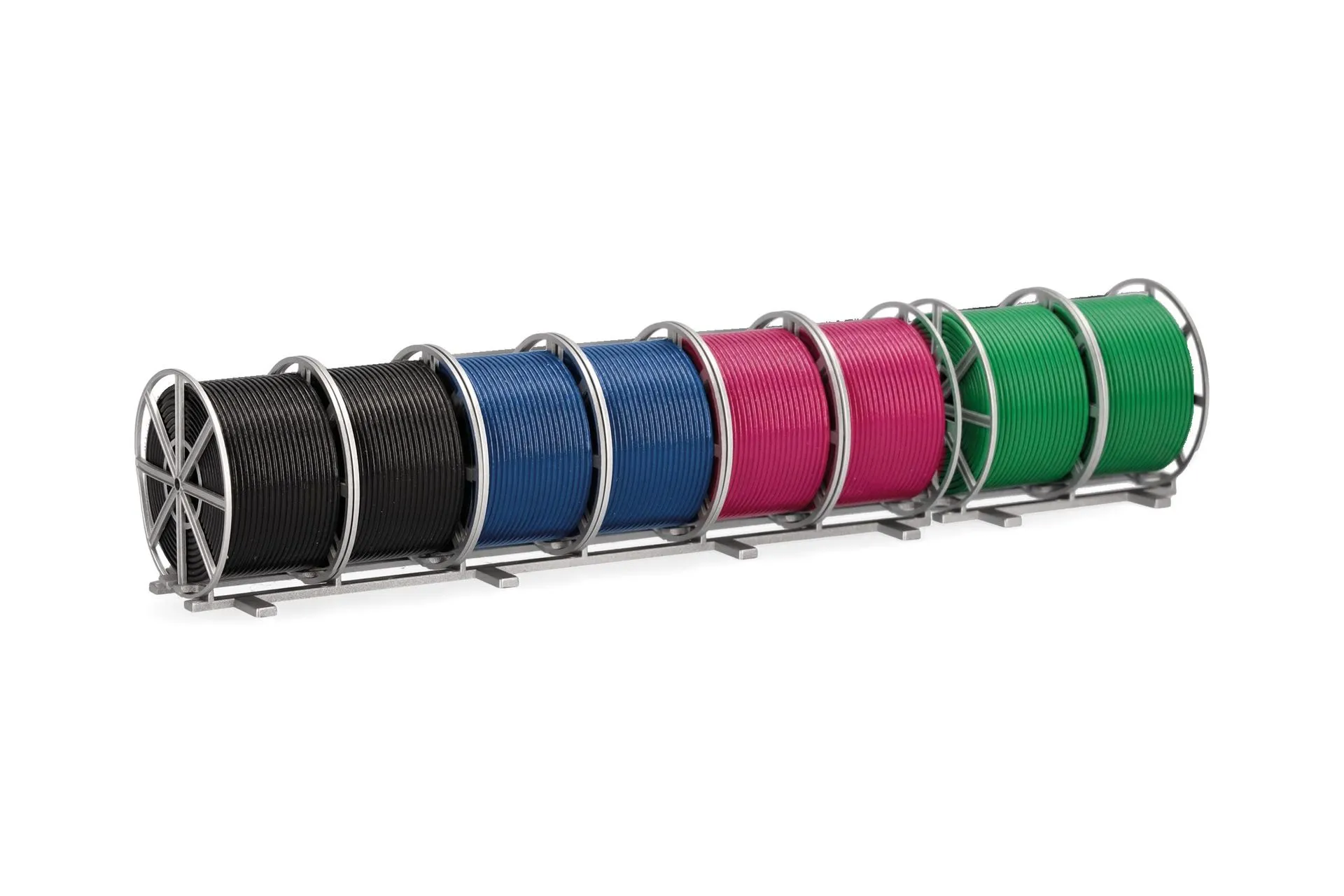 Herpa 055451 - Zubehör: Set mit 8 Kabelrollen und Basisrahmen H0 1:87