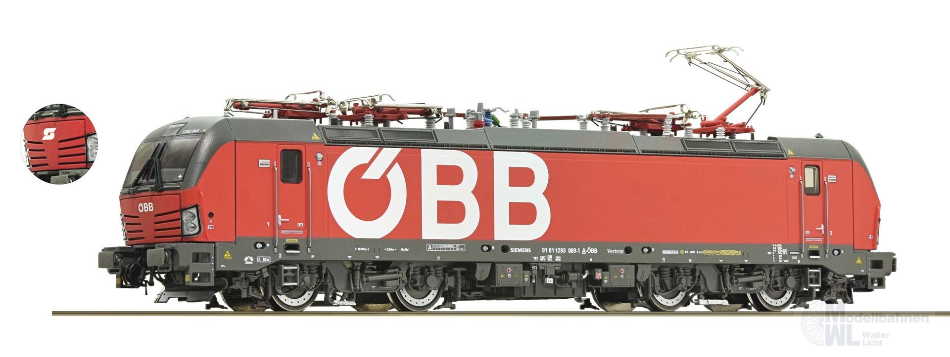Roco 7510154 - E-Lok Rh 1293 ÖBB Ep.VI H0/GL Sound