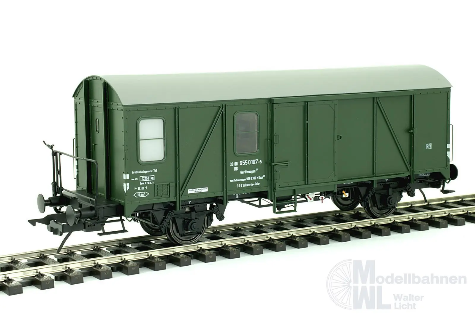 Lenz 42238-05 - Gerätewagen DB Ep.IV 631 ex Pwghs 54 grün Spur 0