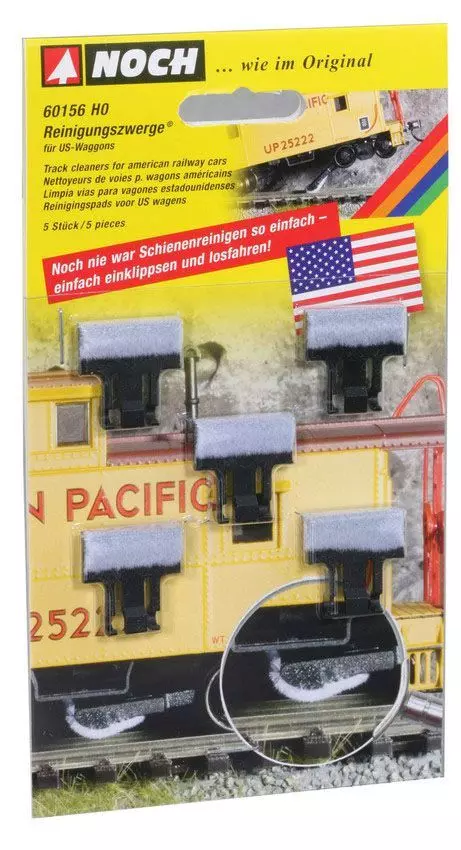 Noch 60156 - US-Reinigungszwerge 5 Stück H0 1:87