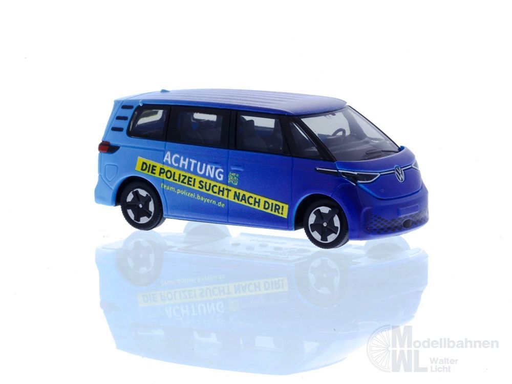 Rietze 51406 - Volkswagen ID.Buzz People Nachwuchswerbung Polizei Bayern H0 1:87