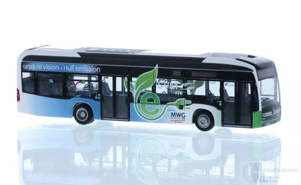 Rietze 75532 - Mercedes-Benz eCitaro Stadtverkehr Maintal H0 1:87