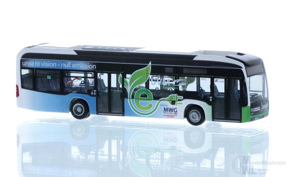 Rietze 75532 - Mercedes-Benz eCitaro Stadtverkehr Maintal H0 1:87