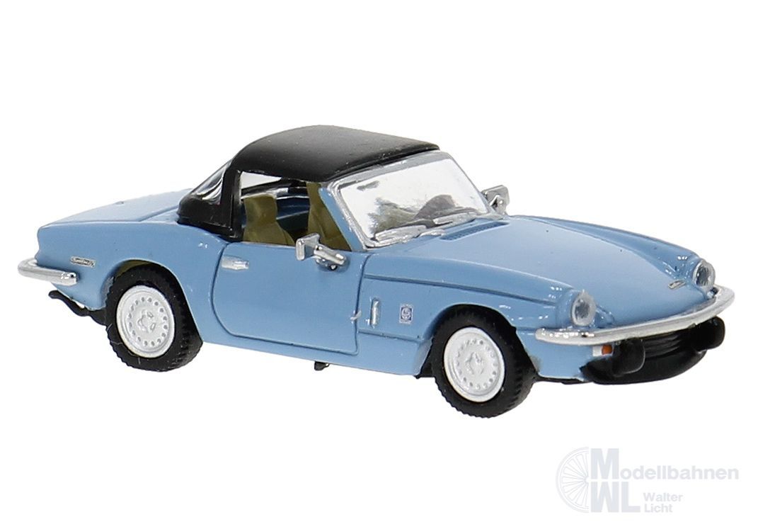 Brekina 15181 - Triumph Spitfire in hellblau H0 1:87