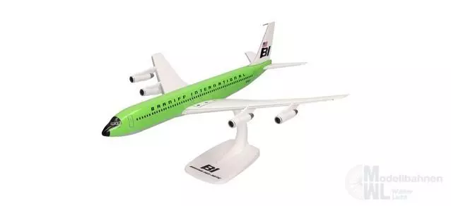 Herpa 614009 - Boeing 707-300 Braniff lime green 1:100