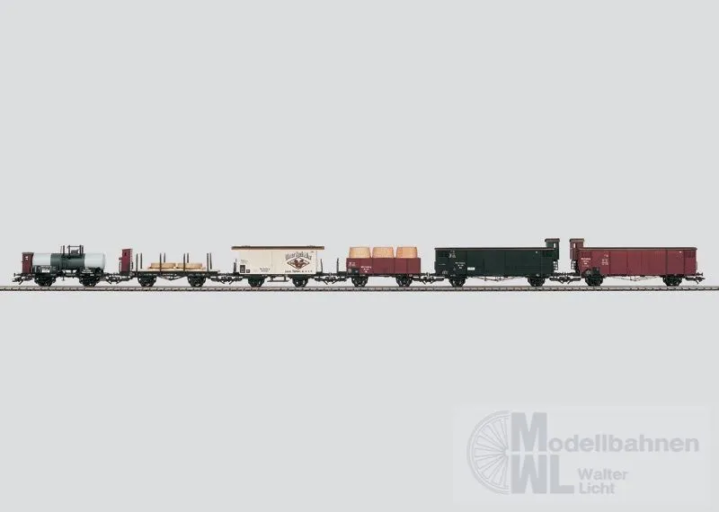 Märklin 45101 - MÄRKLIN - Guterwagen-Set Geislinger Steige K.W.St.E. Ep.I 6.tlg. H0/WS