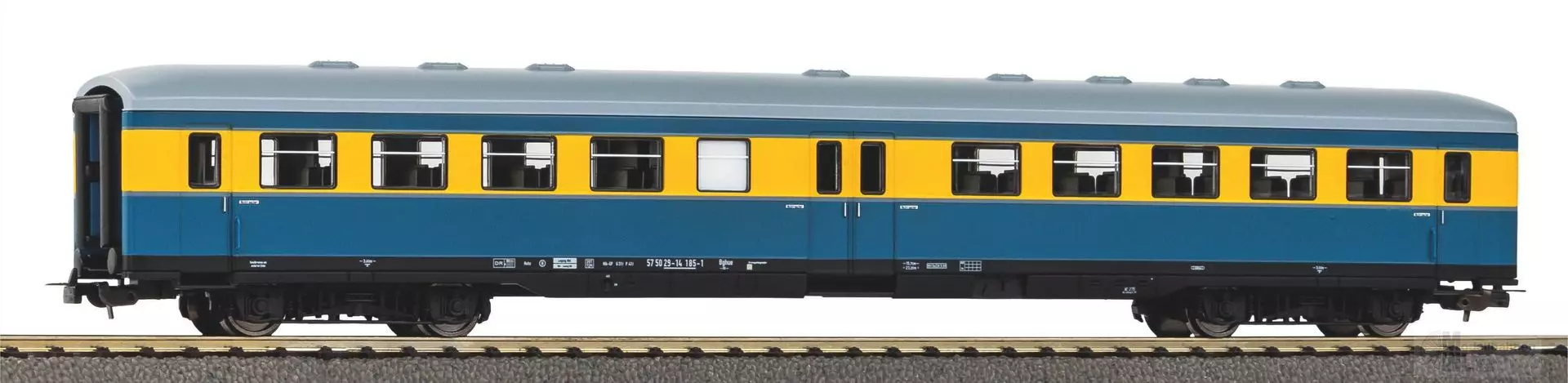 Piko 53351 - Durchgangswagen DR Ep.IV 2.Kl. S-Bahn-Leipzig H0/GL Classic