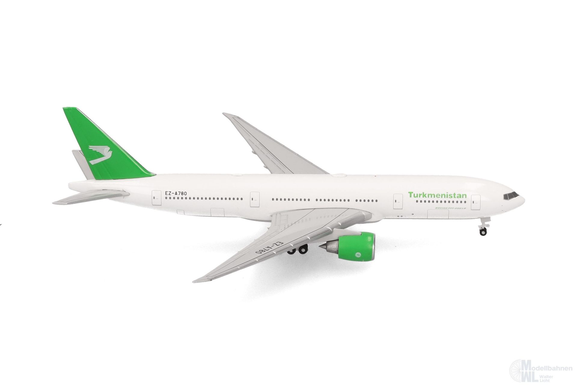 Herpa 538558 - Boeing 777-200LR Turkmenistan Airlines 1:500