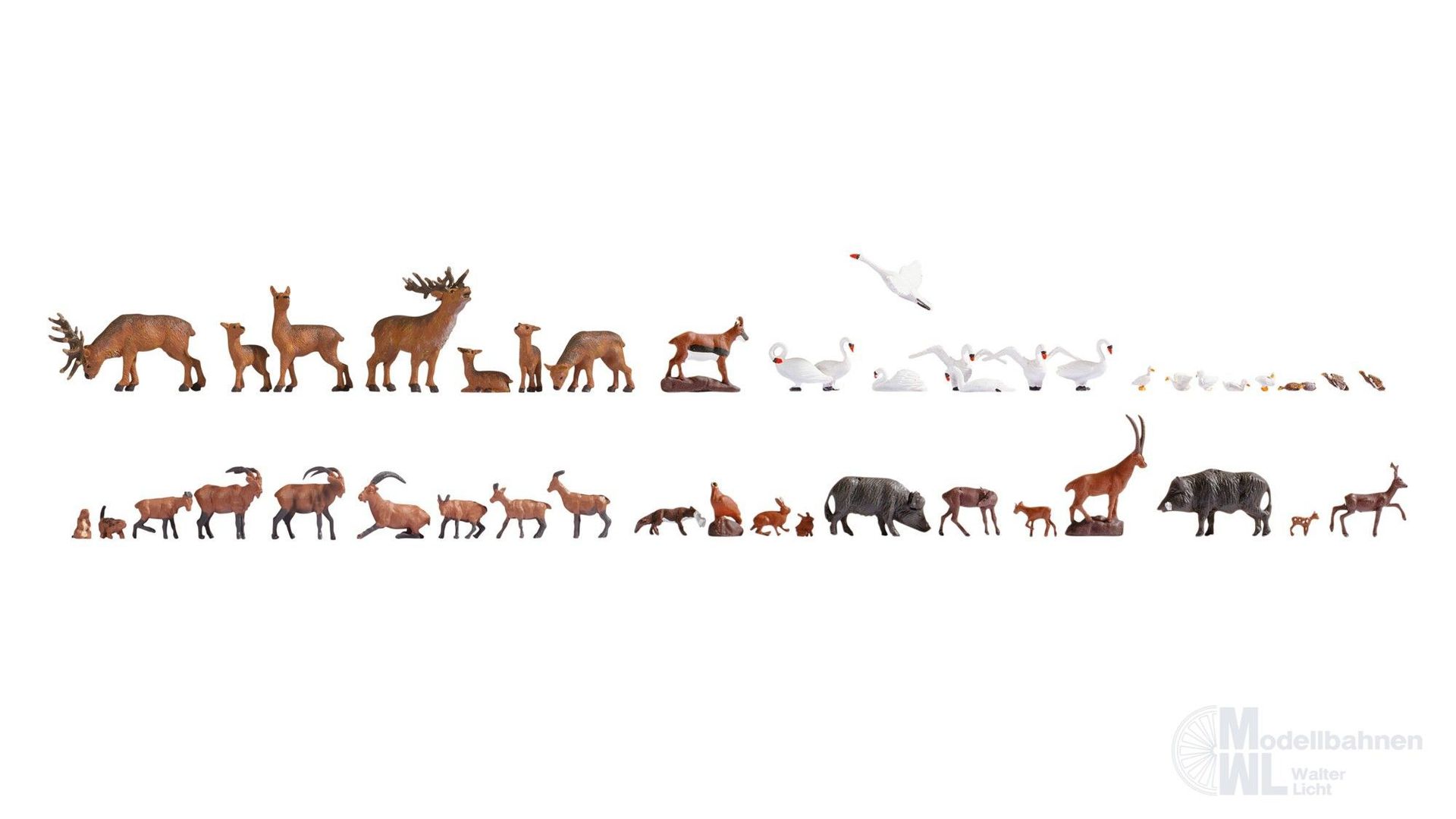 Noch 16053 - Mega-Spar-Set Wildtiere H0 1:87