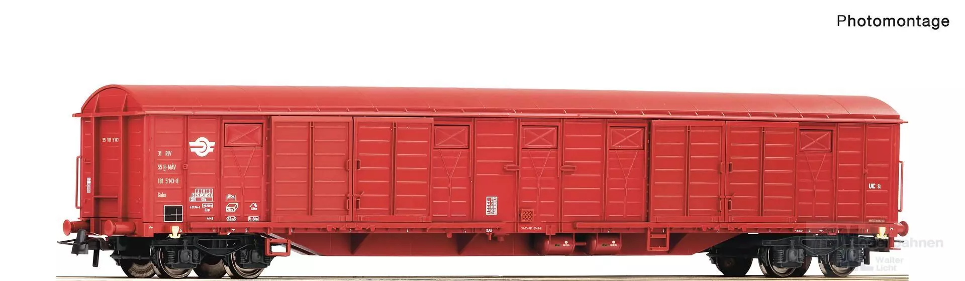 Roco 6600129 - Güterwagen ged. MAV Ep.V/VI H0/GL