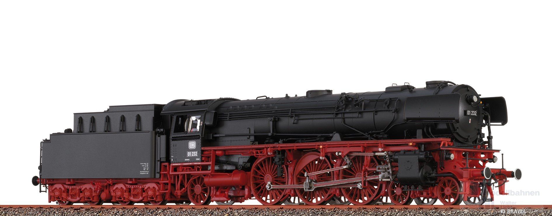 Brawa 70060 - Dampflok BR 01 232 DB Ep.III H0/GL Basic+ Brawa 70060 - Dampflok BR 01 232 DB Ep.III H0/GL Basic+