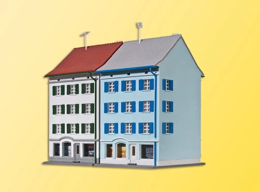 Kibri 36841 - Stadthaus mit Ladengeschäft 2 Stück Z 1:220