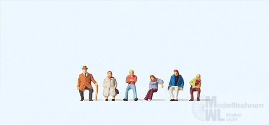 Preiser 79054 - Sitzende Personen N 1:160