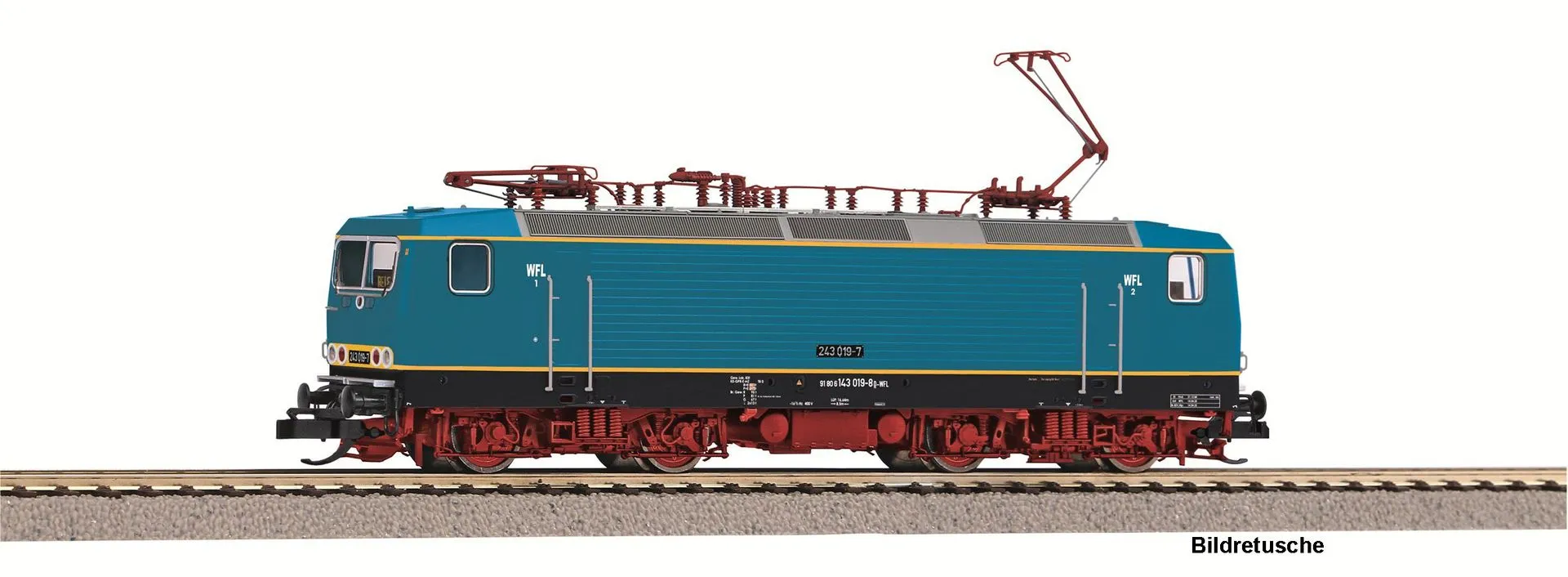 Piko 47499 - E-Lok BR 243 019-7 WFL S-Bahn TT 1:120 Sound