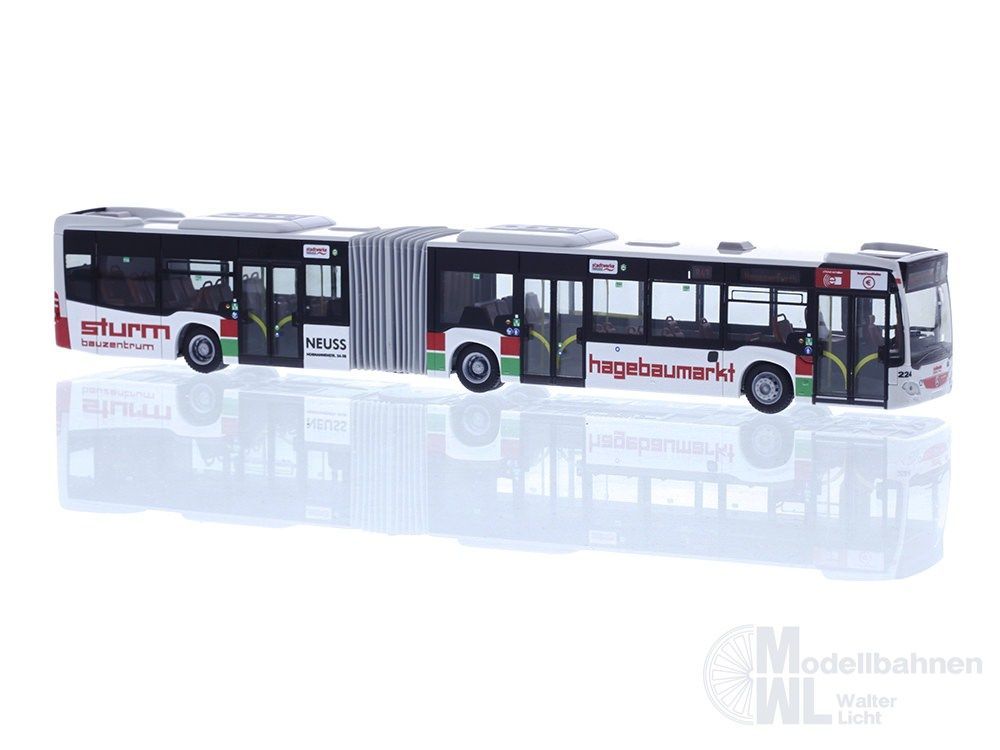 Rietze 69323 - Mercedes-Benz Citaro G ´12 Stadtwerke Neuss - Hagebaumarkt H0 1:87