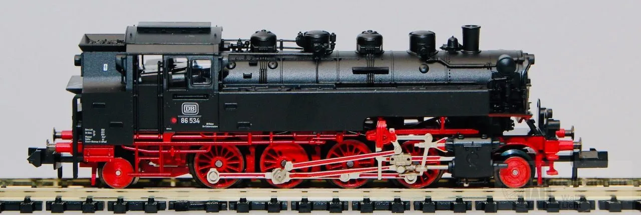 Fleischmann 7025 - FLEISCHMANN - Dampflok BR 86 534 DB Ep.III N 1:160