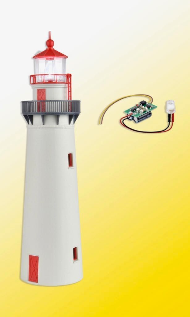 Kibri 39170 - Leuchtturm mit LED Leuchtfeuer Funktionsbausatz H0 1:87