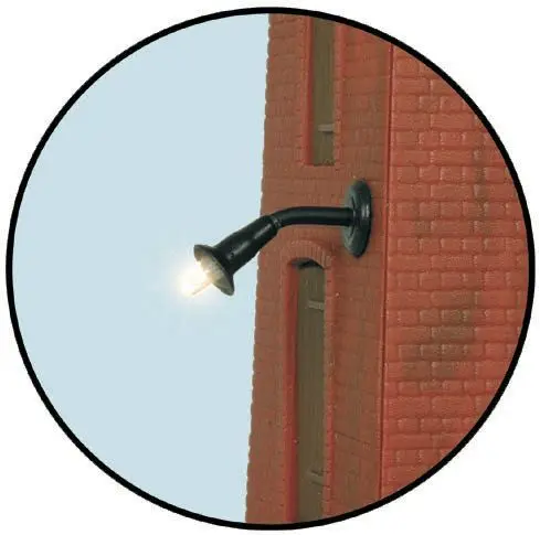 Viessmann 6442 - Wandleuchte LED warmweiß N 1:160