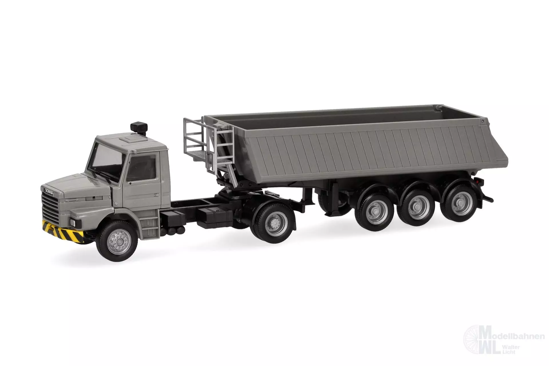 Herpa 319713 - Scania Hauber Kipp-Sattelzug 2-achs / 3-achs Auflieger H0 1:87