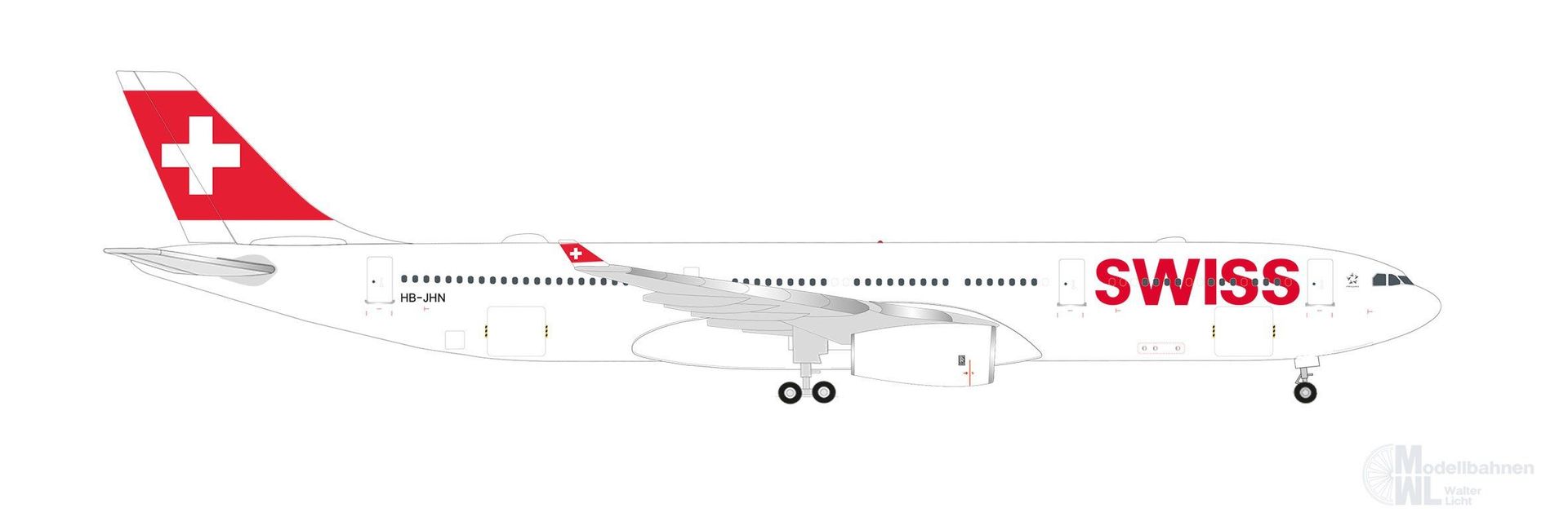 Herpa 523134-004 - Airbus A330-300 Swiss Int. Air Lines 1:500
