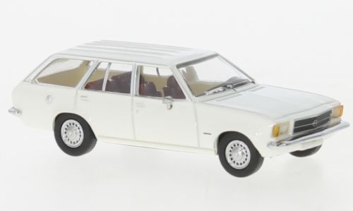PCX-Models 870402 - Opel Rekord D Caravan weiss 1972 H0 1:87