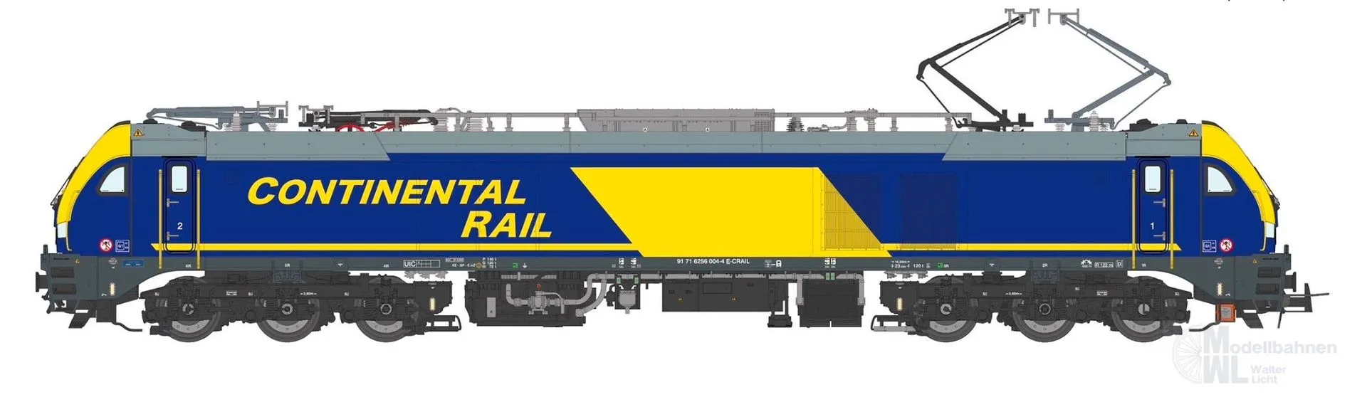 Sudexpress S2560041 - E-Lok BR 256 004-4 Euro 6000 Continental Rail Ep.VI H0/GL