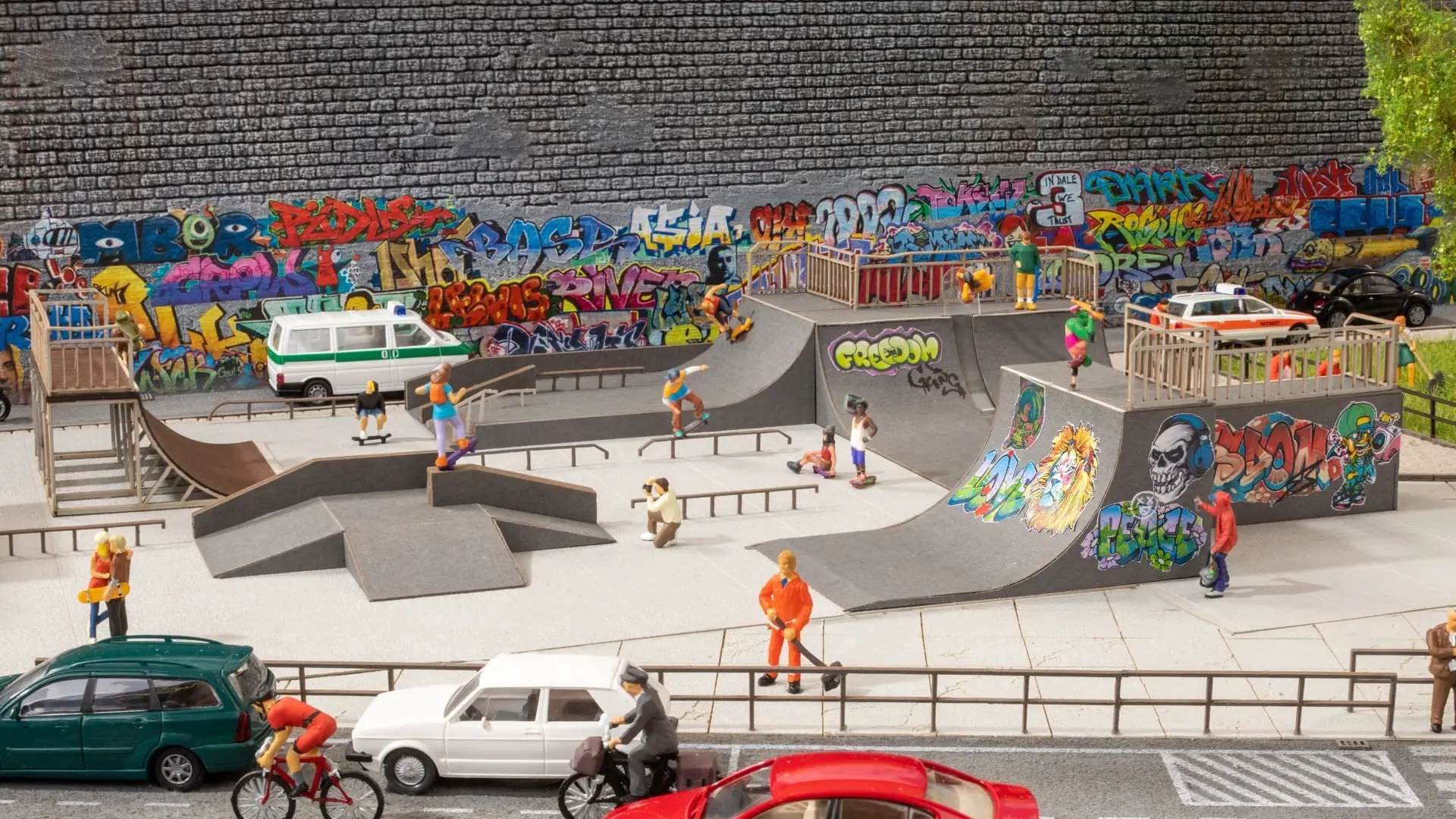 Noch 66834 - micro-motion Skatepark H0 1:87