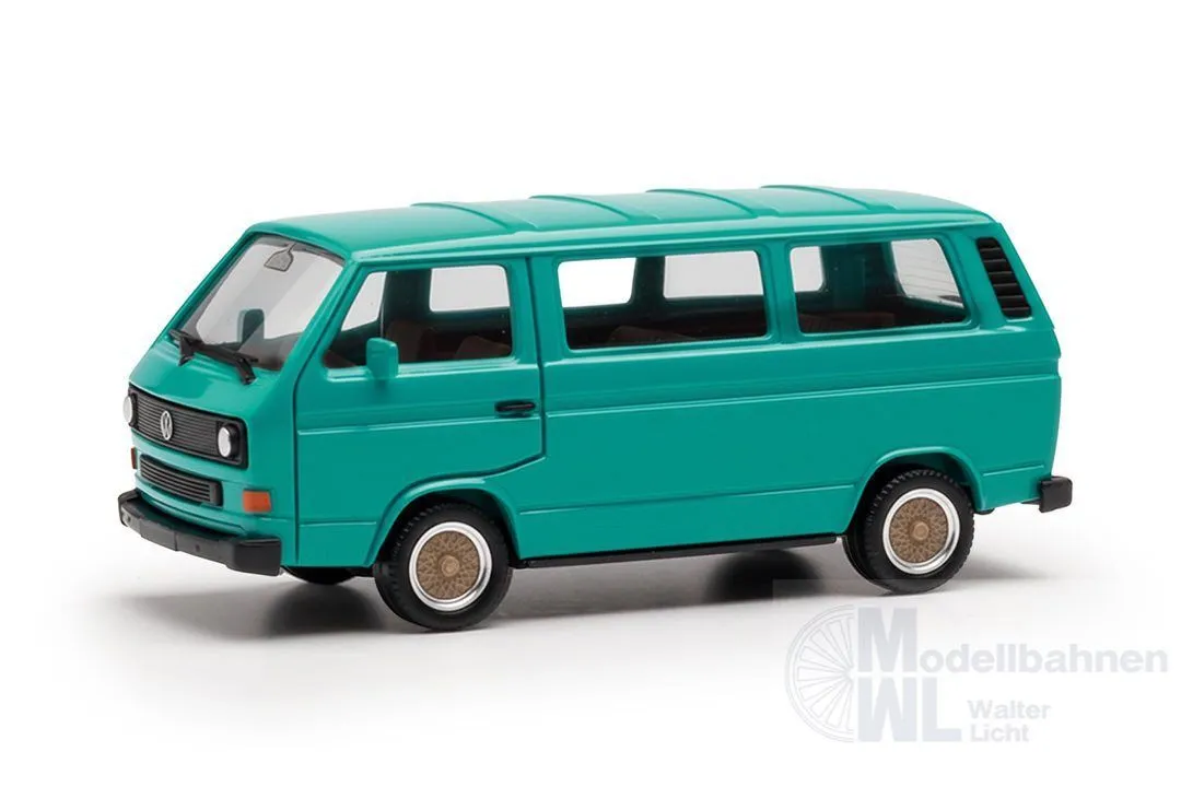 Herpa 420914-003 - VW T3 Bus, türkisblau H0 1:87