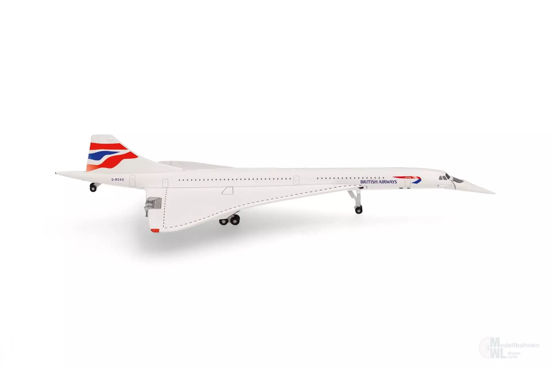 Herpa 539203 - Concorde BA Union Flag livery 1:500
