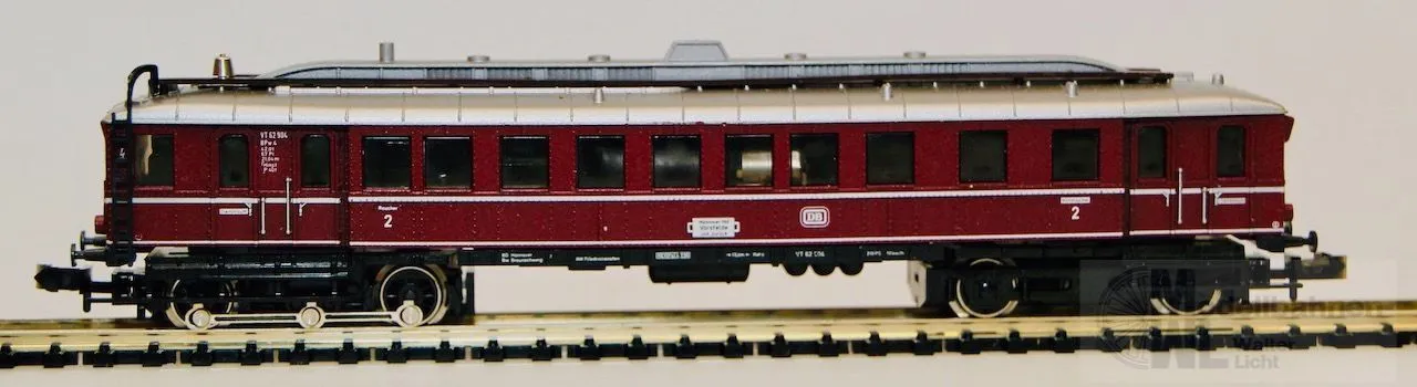 Trix 12096 - MINITRIX - Triebwagen VT 62 904 DB Ep.III N 1:160
