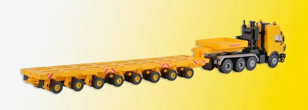 Kibri 13552 - Mercedes-Benz SK mit SCHEUERLE Plattformtieflader H0 1:87