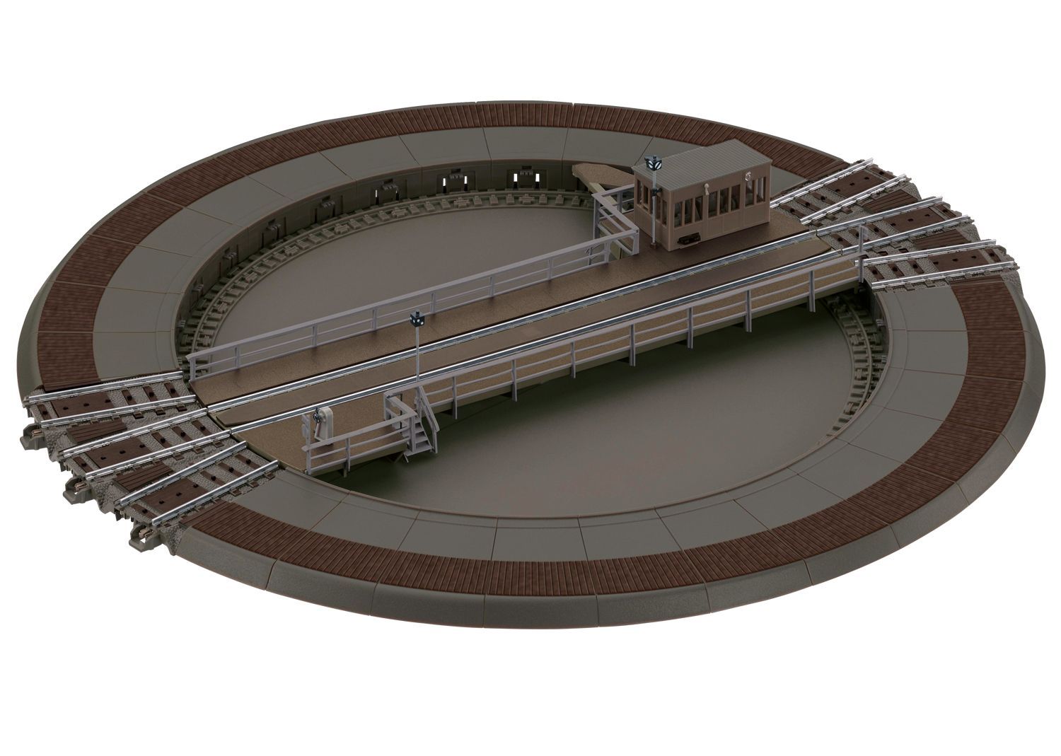 Märklin 74862 - Drehscheibe 23 Meter Bühne C-Gleis H0/WS Märklin 74862 - Drehscheibe 23 Meter Bühne C-Gleis H0/WS