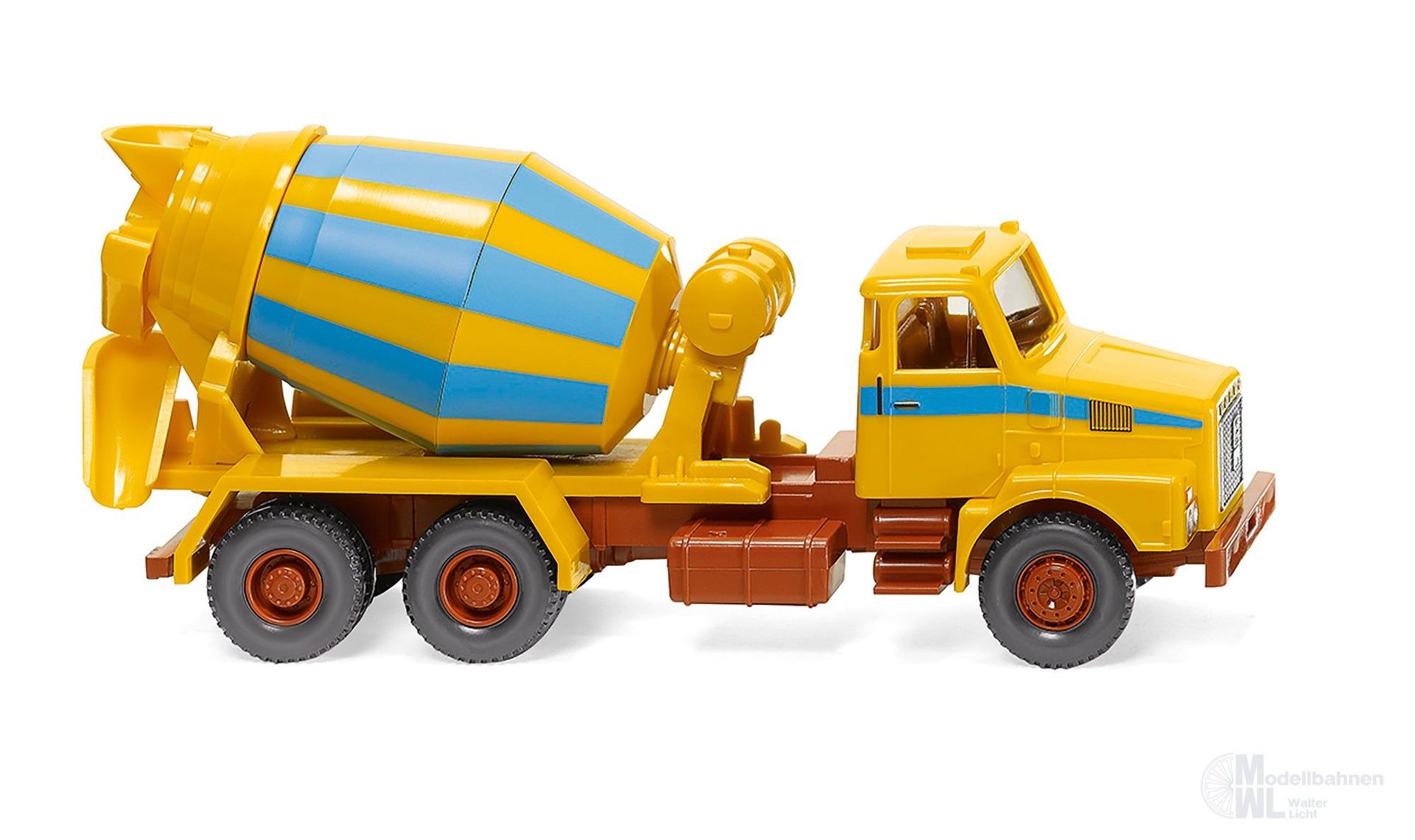 Wiking 068207 - Betonmischer Volvo N10 maisgelb/himmelblau H0 1:87 Wiking 068207 - Betonmischer Volvo N10 maisgelb/himmelblau H0 1:87