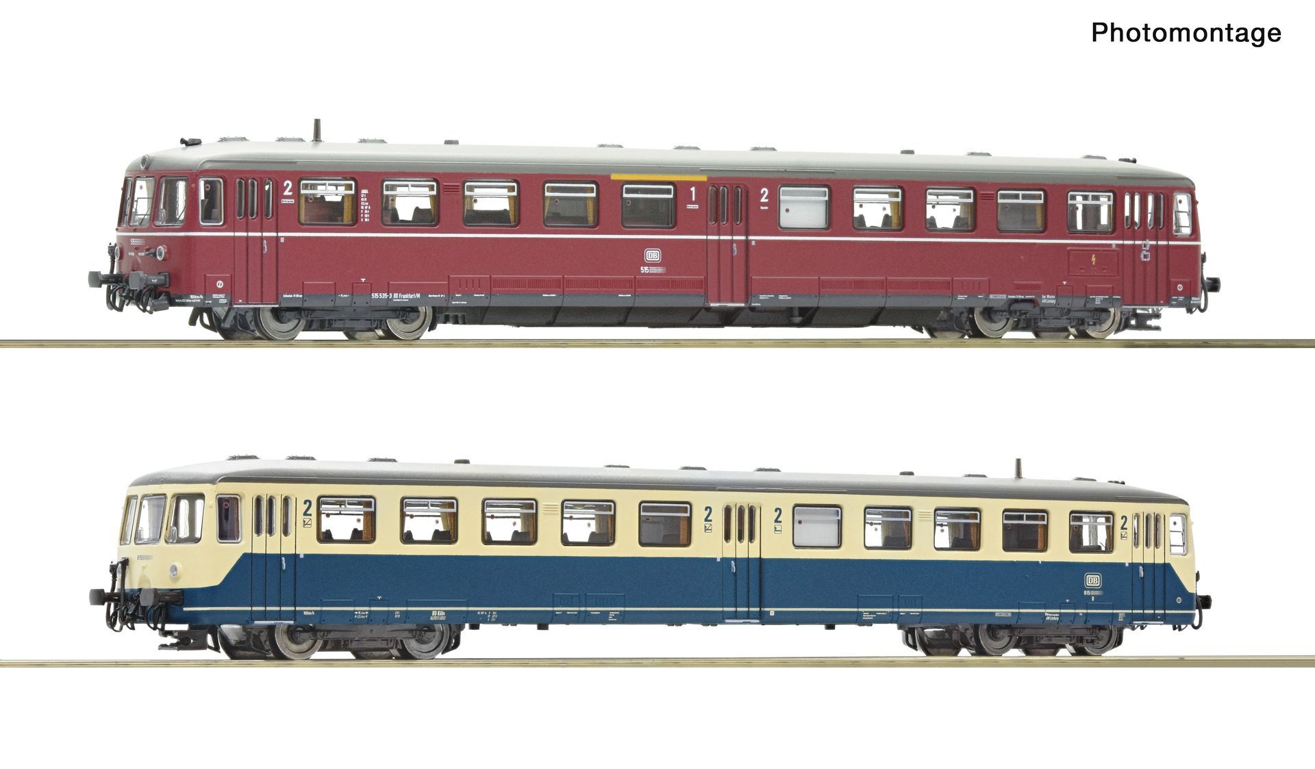 Fleischmann 7760019 - Akkutriebwagen BR 515 DB Ep.IV mit Steuerwagen N 1:160
