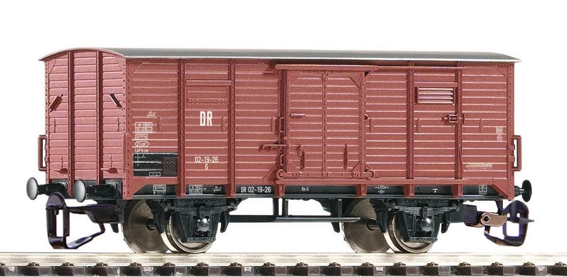 Piko 47761 - Güterwagen gerdeckt DR Ep.III G02 ohne Bremserhaus TT 1:120