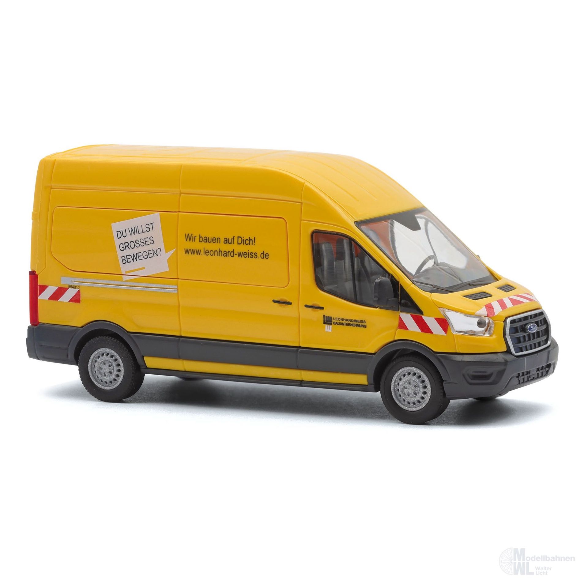 Busch 54516 - Ford Transit Kastenwagen Leonhard Weiss Baujahr 2014 H0 1:87