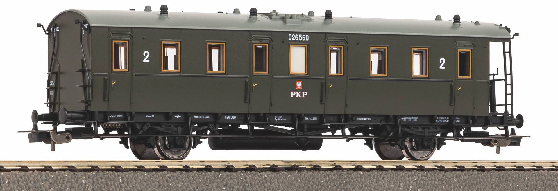 Piko 53198 - Abteilwagen PKP Ep.III 2.Kl. H0/GL