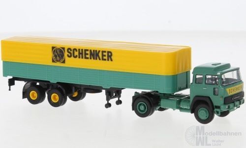 Brekina 83253 - Magirus 310 D 16 PP-Sattelzug 1974 Schenker H0 1:87 Brekina 83253 - Magirus 310 D 16 PP-Sattelzug 1974 Schenker H0 1:87