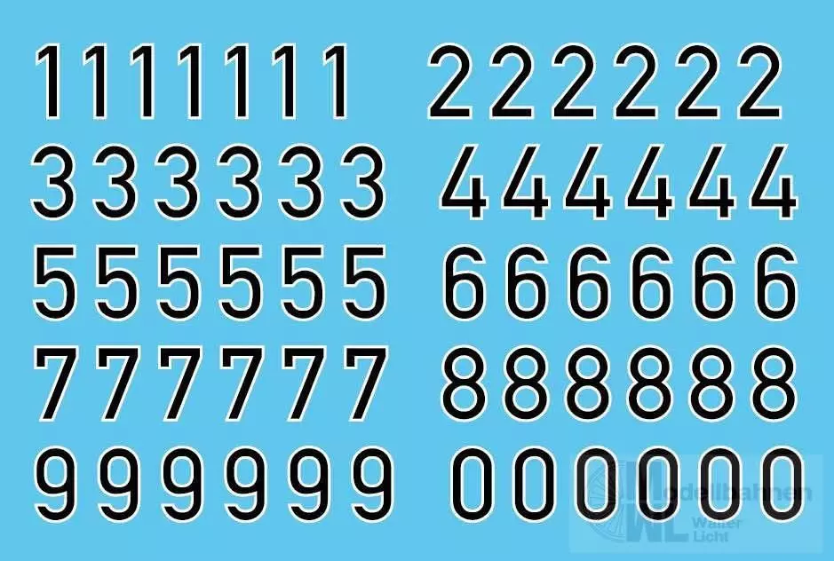 ARTITEC b.v. 1870136 - BRD Turmnummer BAUSATZ H0 1:87