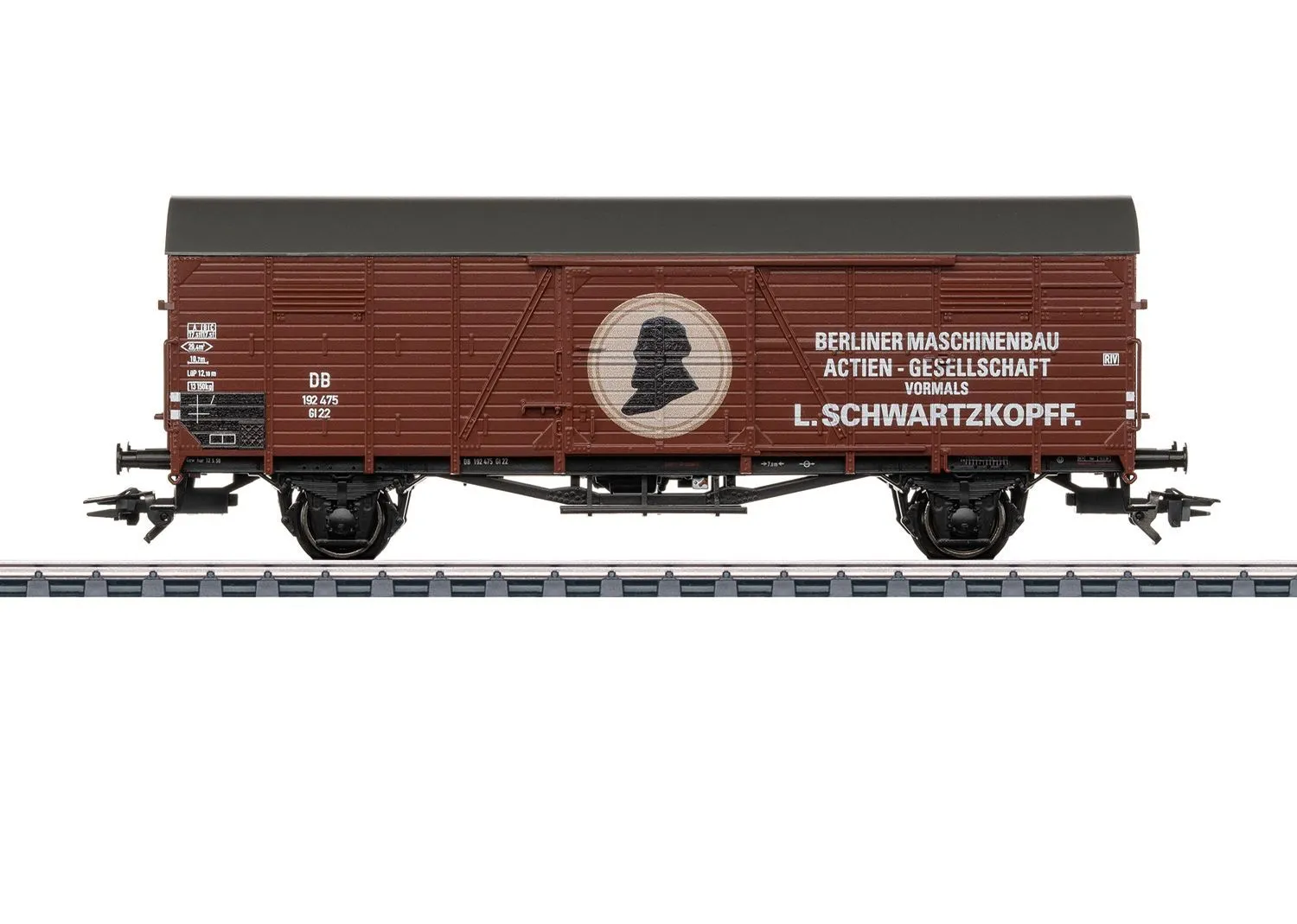 Märklin 46593 - MHI Güterwagen gedeckt DB Ep.III Lokfabrik L.Schwartzkopff H0/WS